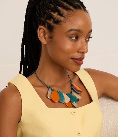 Collar Maxi con Piedras en Resina