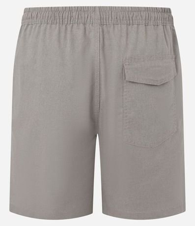 Bermuda Texturizada con Cintura Elástica y Cordón para Ajuste 2