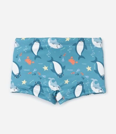 Sunga Boxer Infantil con Estampa Fondo del Mar - Talle 1 a 4 años 2