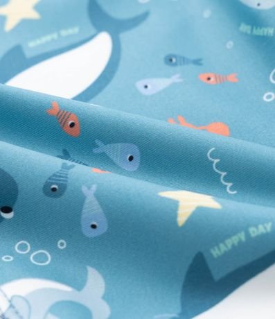 Sunga Boxer Infantil con Estampa Fondo del Mar - Talle 1 a 4 años 3