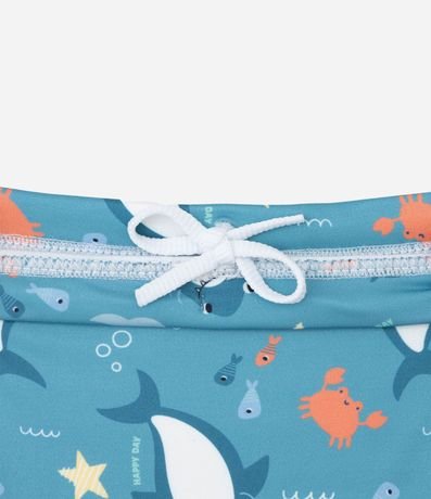 Sunga Boxer Infantil con Estampa Fondo del Mar - Talle 1 a 4 años 4