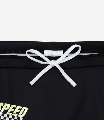 Sunga Infantil con protección UV Estampa Racing - Talle 5 a 14 años 4