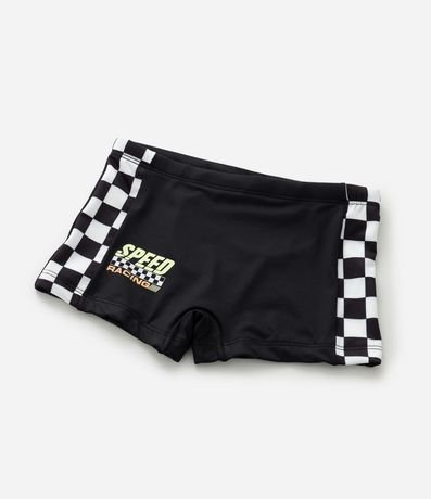 Sunga Infantil con protección UV Estampa Racing - Talle 5 a 14 años 5