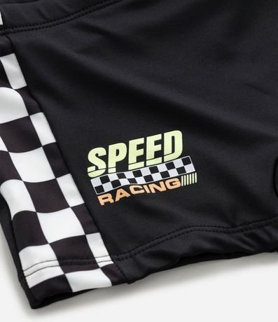 Sunga Infantil con protección UV Estampa Racing - Talle 5 a 14 años 6