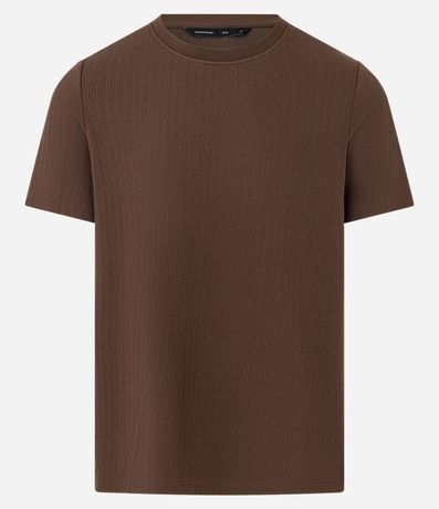 Remera Slim con Textura Vertical 5