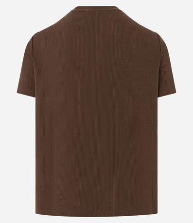 Remera Slim con Textura Vertical 8