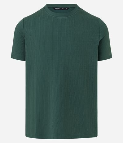 Remera Slim con Textura Vertical 5