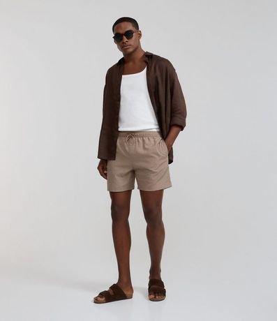 Bermuda de Banho en Ana Ruga con Textura