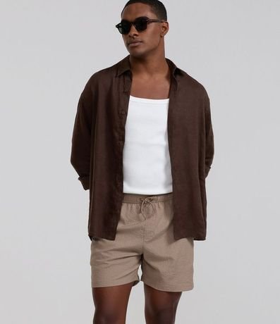 Bermuda de Banho en Ana Ruga con Textura 3