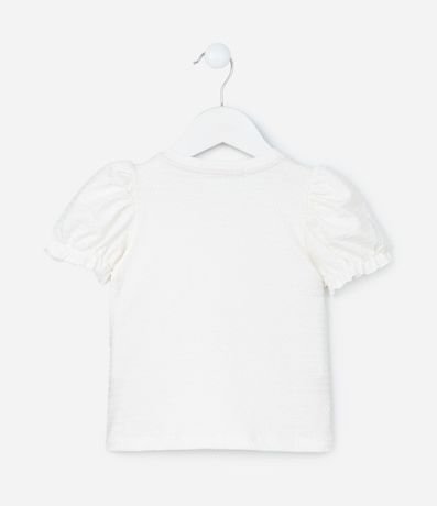 Blusa Infantil Texturizada con Manga Abullonada - Talle 1 a 6 años 3