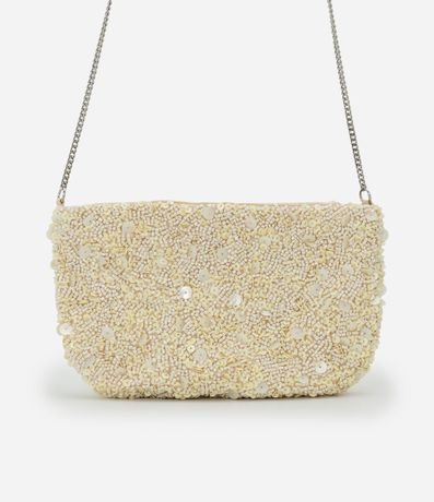 Cartera Transversal Pequeña en Lentejuelas y Adornos y Asa de Cadena 3