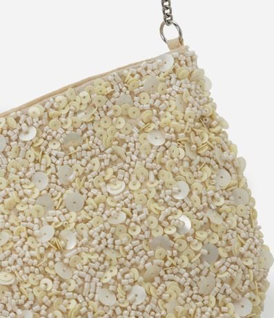Cartera Transversal Pequeña en Lentejuelas y Adornos y Asa de Cadena 4