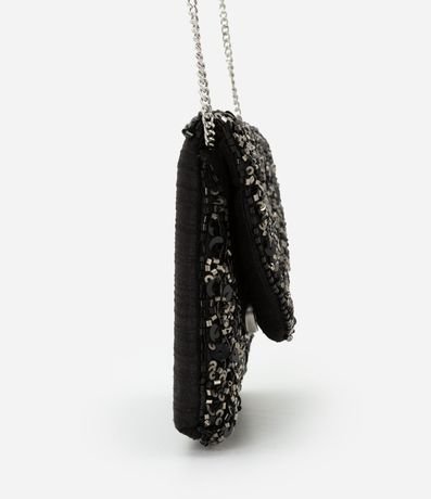 Cartera Pequeña con Asa Transversal con Lentejuelas y Adornos 2