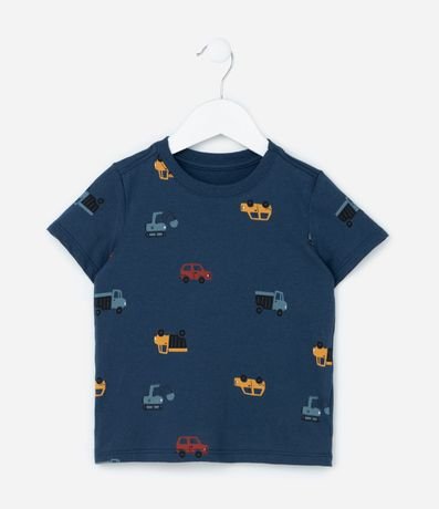 Remera Infantil con Estampa Carritos - Talle 1 a 6 años 2