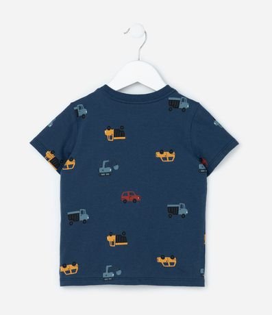 Remera Infantil con Estampa Carritos - Talle 1 a 6 años 3