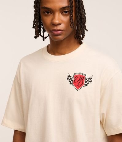 Remera Boxy en Algodón con Estampa de Automovilismo 4