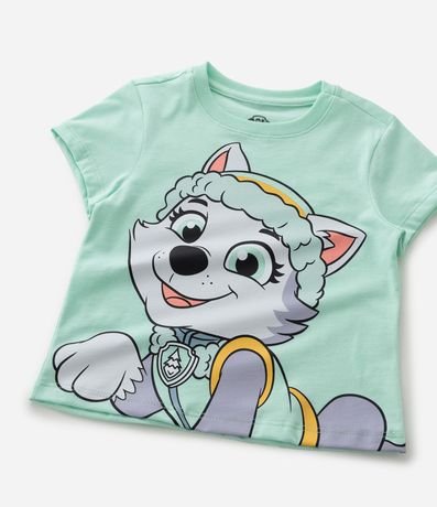 Remera Regular Infantil con Estampa y Máscara Everest Paw Patrol - Talle 1 a 6 años 6