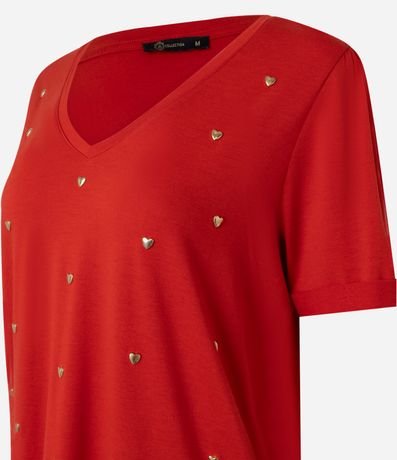 Blusa en VIscolycra con Corazones Metalizados 2