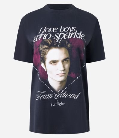 Remera T-shirt con Estampa de Edward de Crepúsculo 6