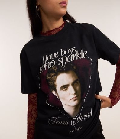 Remera T-shirt con Estampa de Edward de Crepúsculo 3
