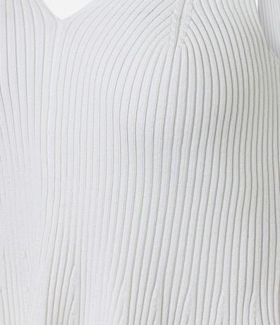 Blusa en Punto con Escote V y Bretel Ancho 6