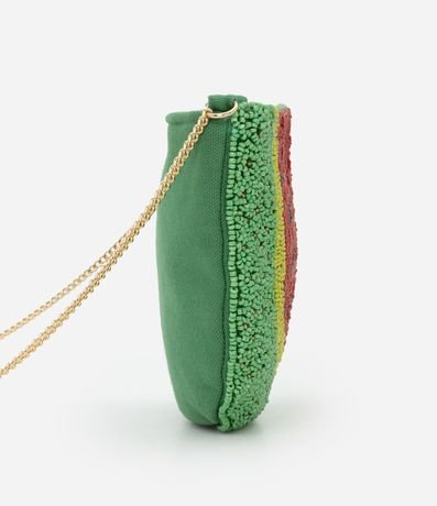 Cartera Hobo en Adornos con Forma de Melancia y Asa Transversal 2