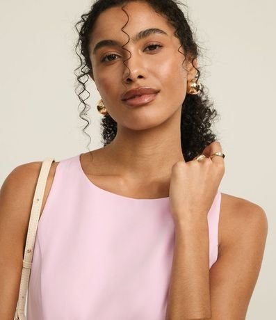 Vestido Evasê Corto en Crepé con Pences y Pliegues Amplias 4