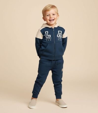 Pantalón Infantil en Modal con Recortes y Bolsillos - Talle 1 a 6 años