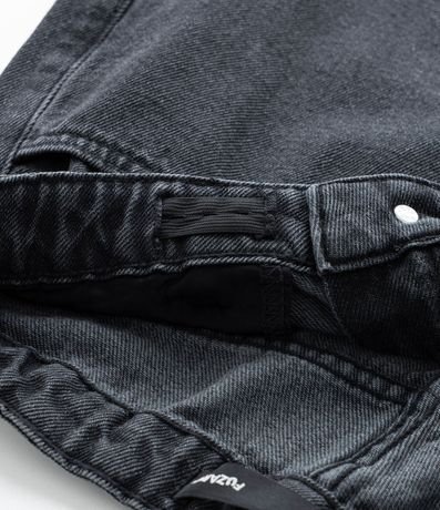 Pantalón Wide Leg Infantil Jeans con Brillos - Talle 5 a 14  Anos 4