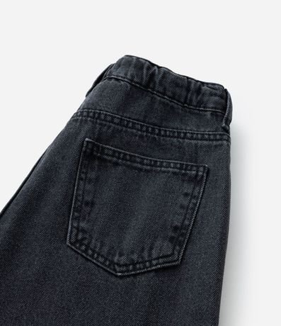 Pantalón Wide Leg Infantil Jeans con Brillos - Talle 5 a 14  Anos 5