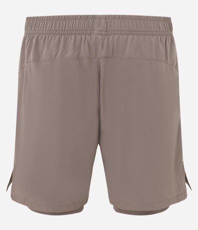 Bermuda Deportiva con Short de Compresión 9