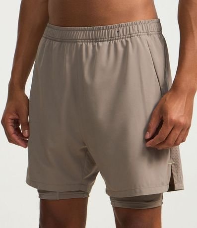 Bermuda Deportiva con Short de Compresión 2