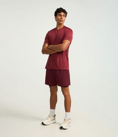 Bermuda Deportiva con Short de Compresión