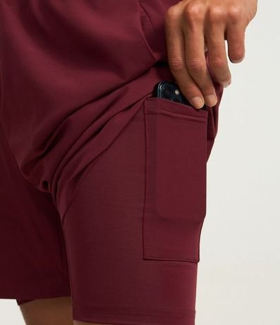 Bermuda Deportiva con Short de Compresión 3