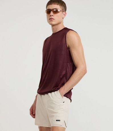 Bermuda Deportiva con Short de Compresión 7