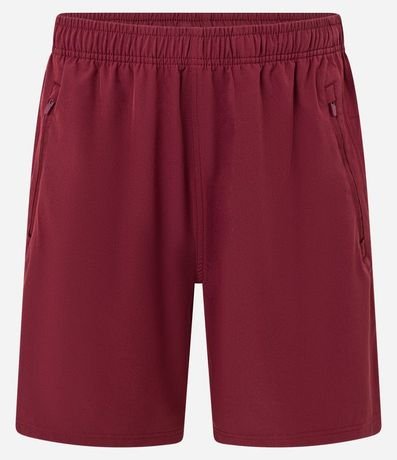 Bermuda Deportiva con Cintura elástica y Bolsillos con Cierre