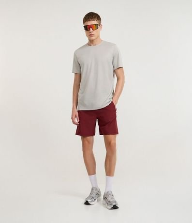 Bermuda Deportiva con Cintura elástica y Bolsillos con Cierre