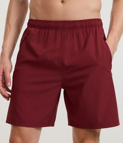 Bermuda Deportiva con Cintura elástica y Bolsillos con Cierre 2