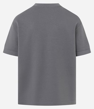 Remera Oversize en Algodón con Sisa Deslocada 5