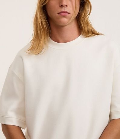 Remera Oversize en Algodón con Sisa Deslocada 3