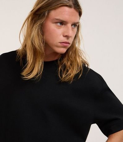 Remera Oversize en Algodón con Sisa Deslocada 3