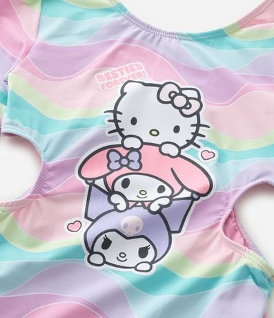 Malla Infantil con Protección UV  y Estampa Hello Kitty y Amigas - Talle 5 a 14 años 8