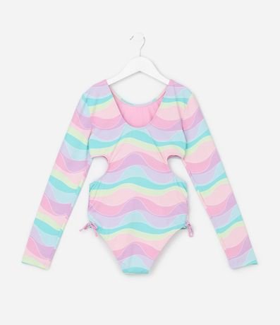 Malla Infantil con Protección UV  y Estampa Hello Kitty y Amigas - Talle 5 a 14 años 2