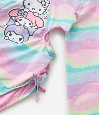 Malla Infantil con Protección UV  y Estampa Hello Kitty y Amigas - Talle 5 a 14 años 6