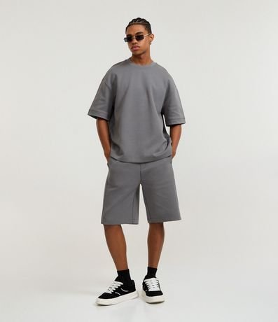 Bermuda en Algodón con Bolsillos