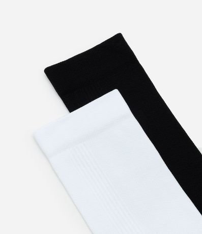 Kit 02 Medias Caña Larga Deportivas en Poliamida 4