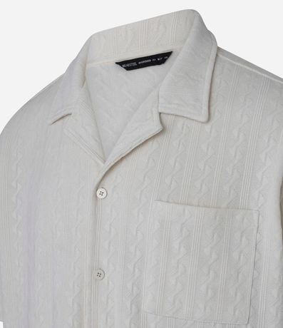 Camisa Oversized en Jacquard Texturizado 8