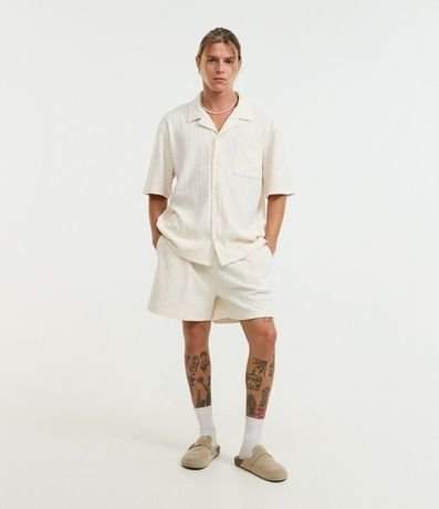 Bermuda en Jacquard Texturizada