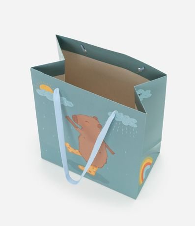 Embalaje de Regalo Pequeña con Estampa Carpincho en la LLuvia 3