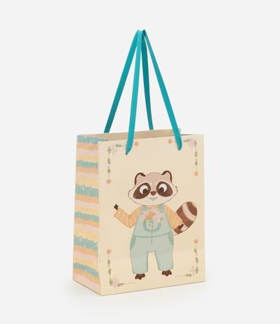 Embalaje de Regalo Pequeña con Estampa Mapache